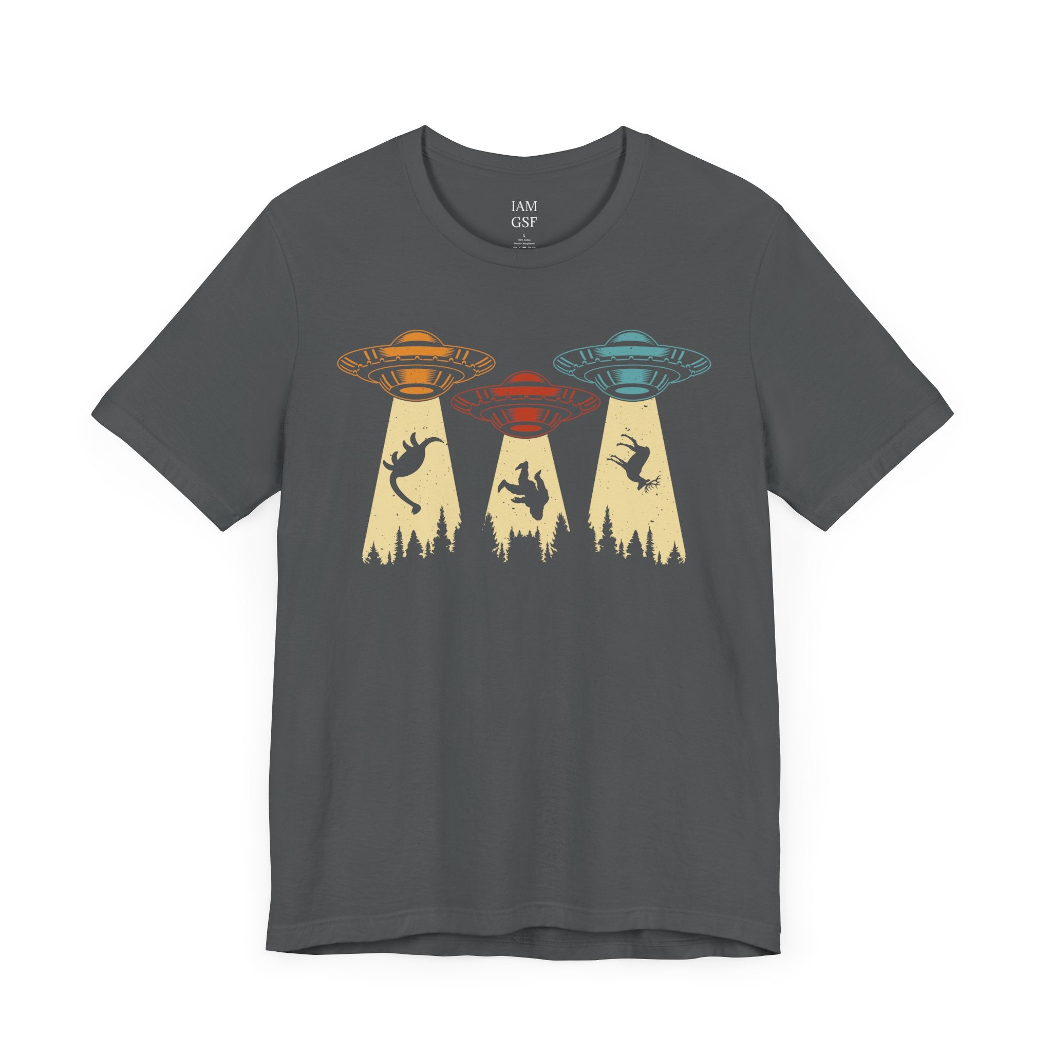 Beam Me Up - UFOs - Multi-Colors Unisex T-Shirt