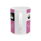 Sovereign AF - Pink Ceramic Mug, (11oz, 15oz)