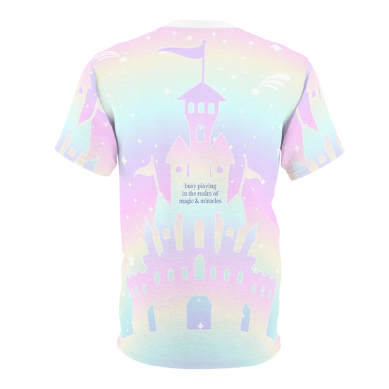 Busy Playing in Miracles - Magic Castle Unisex T-Shirt