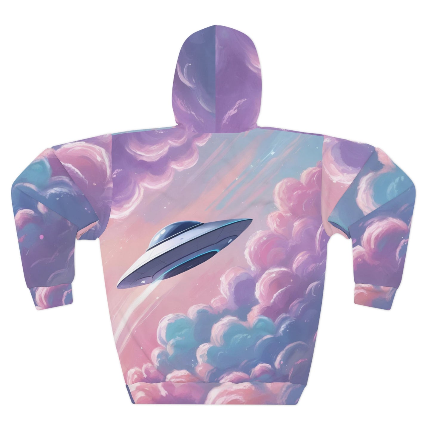Busy Visiting Other Worlds - UFO Unisex Pullover Hoodie