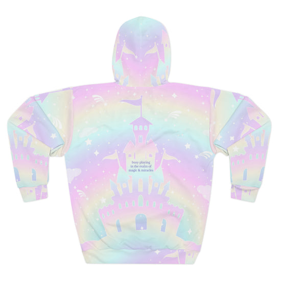 Busy Playing in Miracles - Magic Castle Unisex Pullover Hoodie