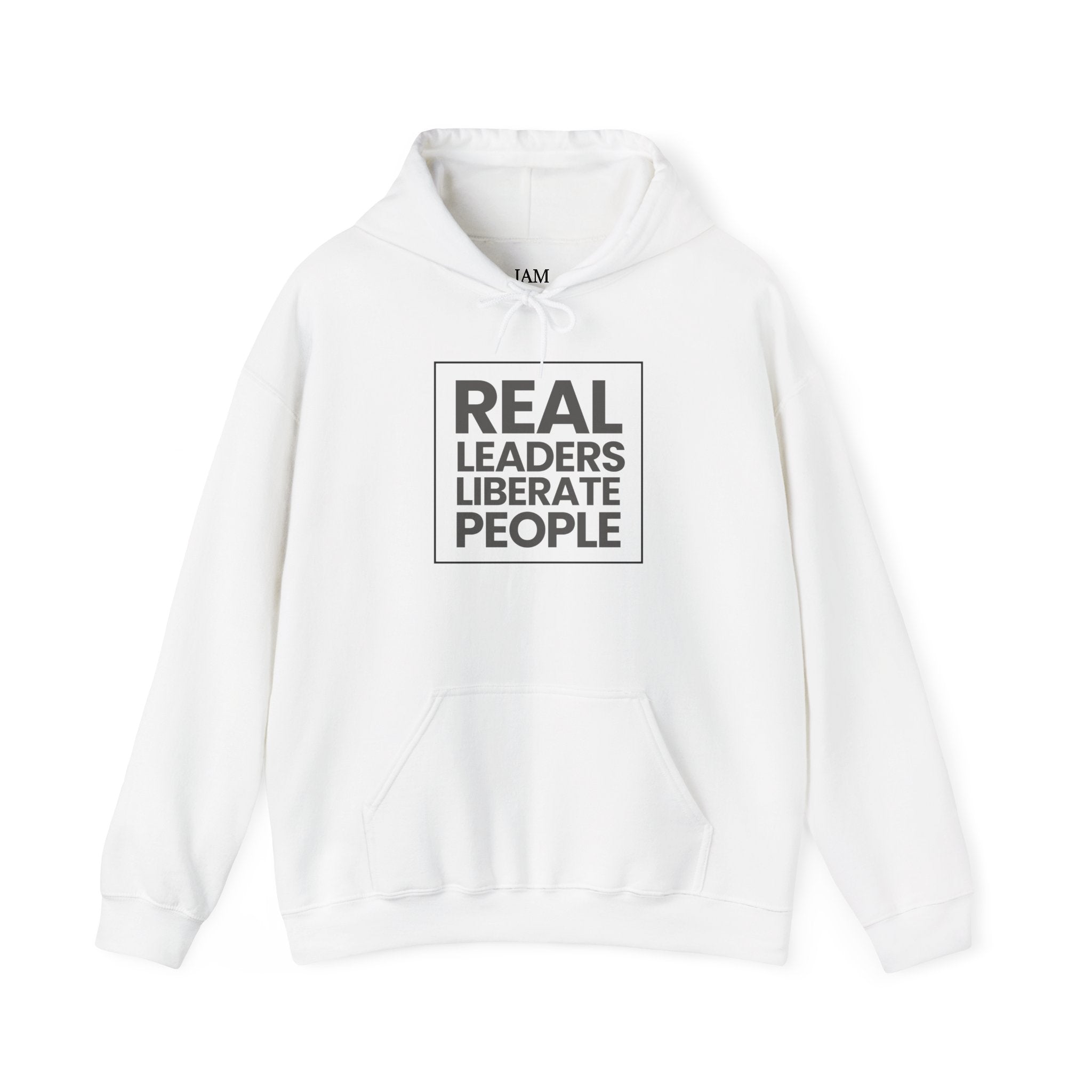 Real Leaders Liberate People - SQUARE - Gildon Unisex Hoodie