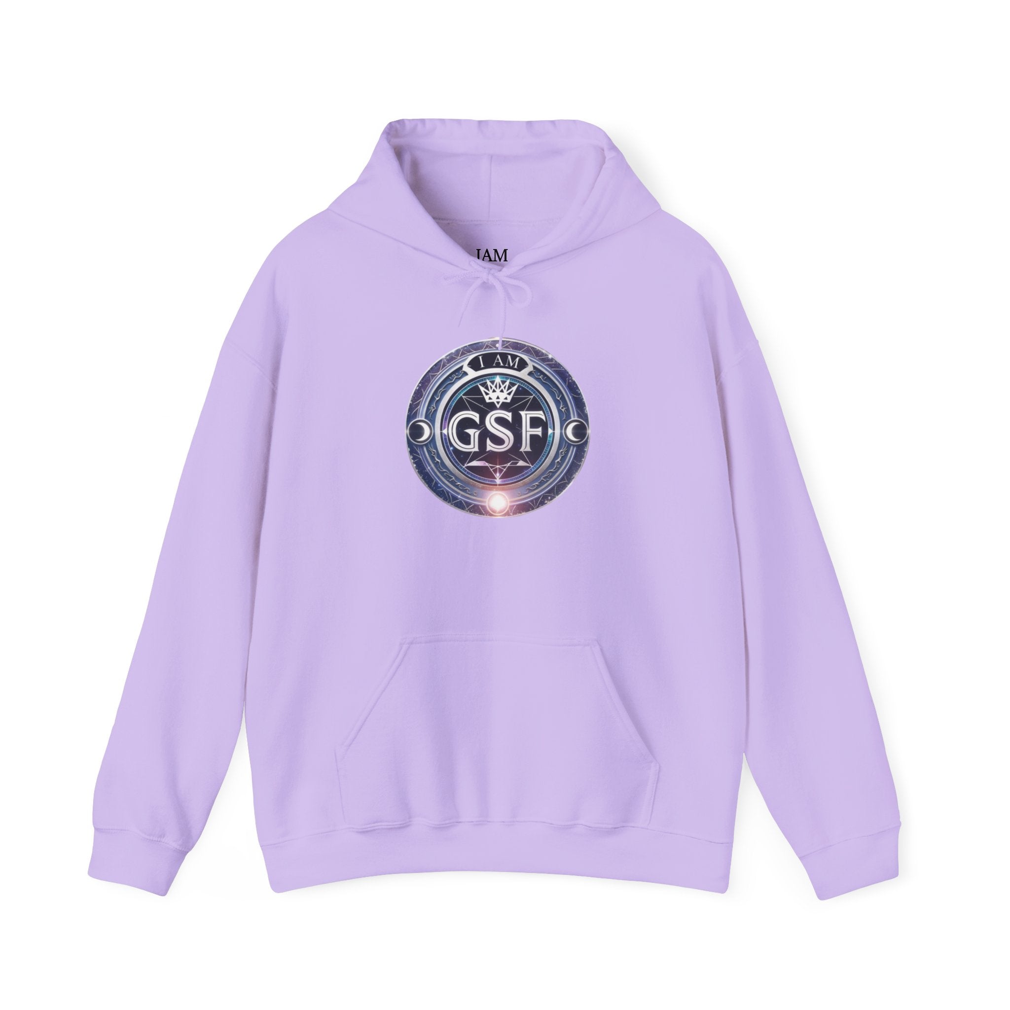 I AM God, Sovereign, Free Emblem - Multi-Colors Unisex Hoodie