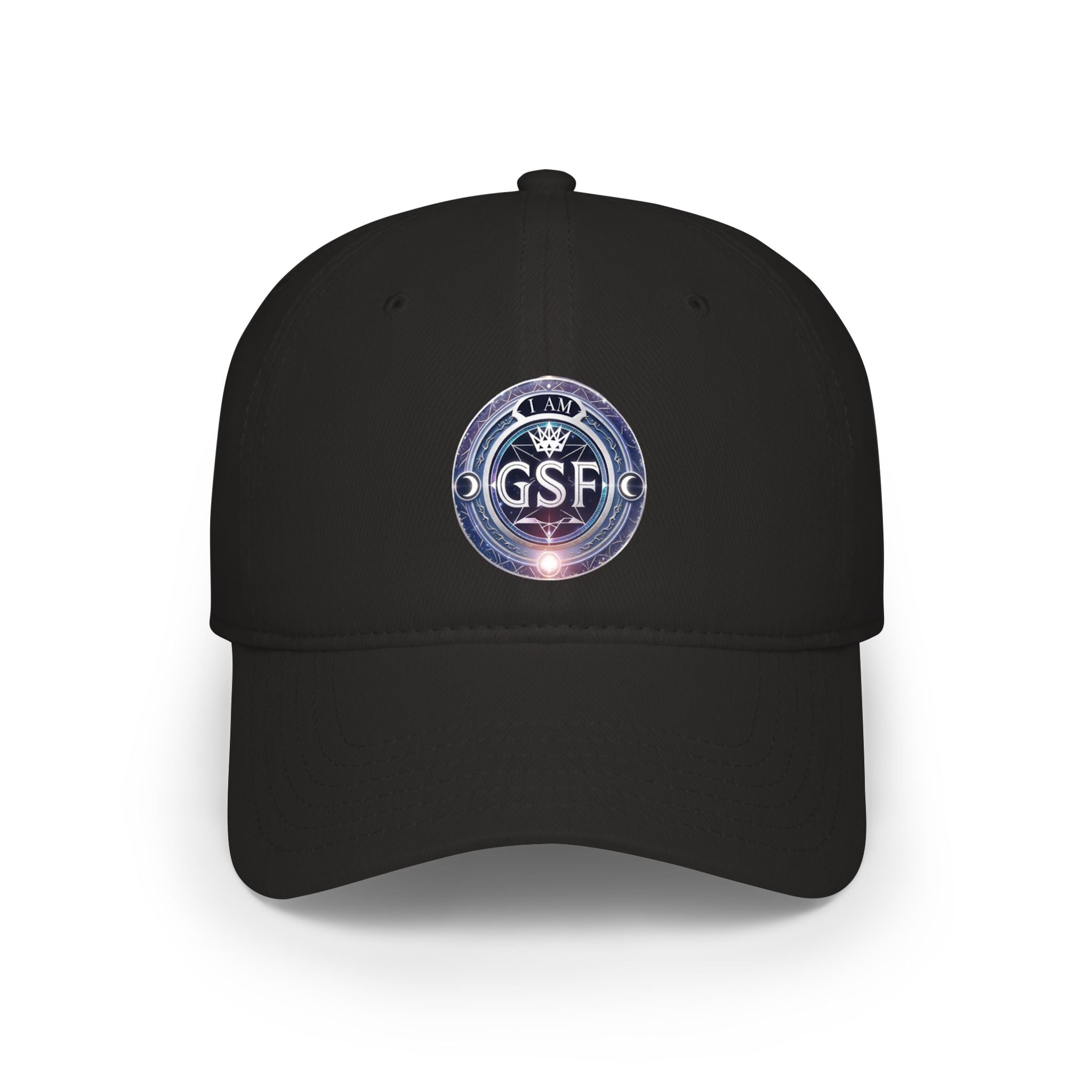 I Am God, Sovereign, Free Emblem - Baseball Cap