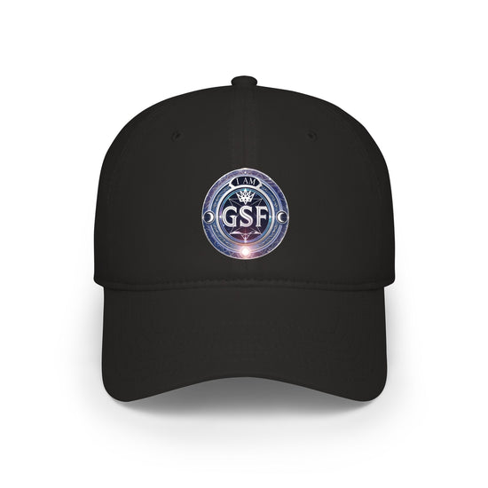 I Am God, Sovereign, Free Emblem - Baseball Cap