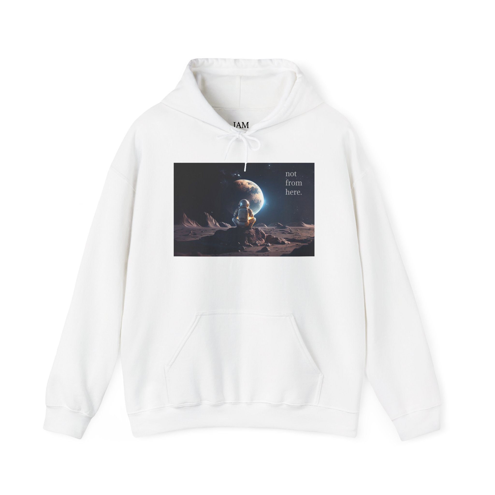 Astronaut Gazing - "Not From Here" - Multi-Colors Unisex Hoodie