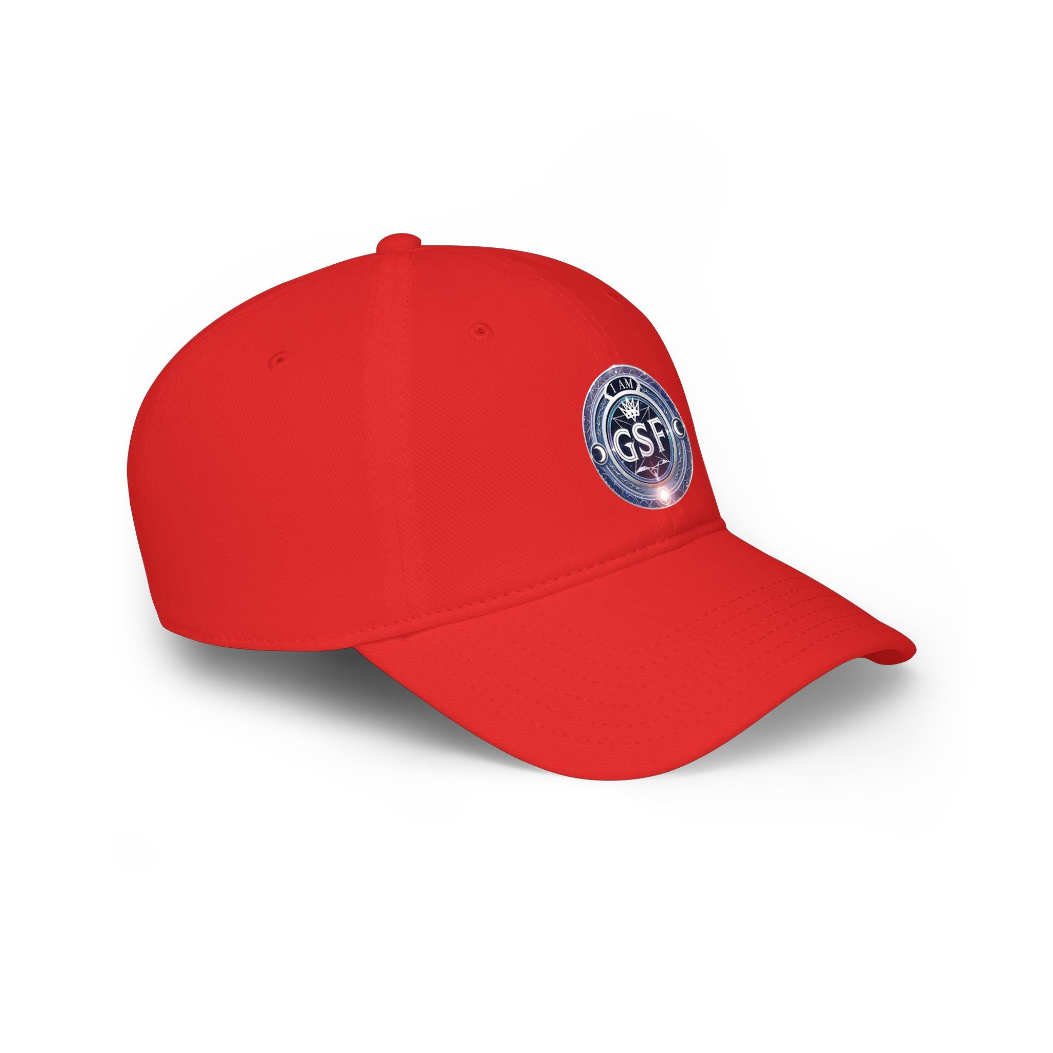 I Am God, Sovereign, Free Emblem - Baseball Cap
