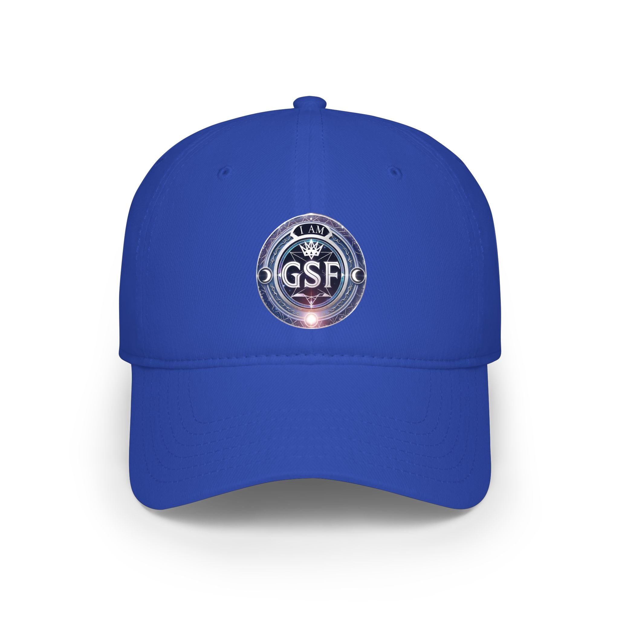I Am God, Sovereign, Free Emblem - Baseball Cap