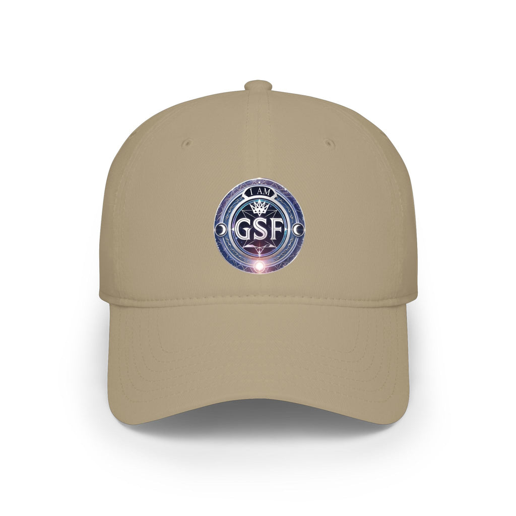I Am God, Sovereign, Free Emblem - Baseball Cap