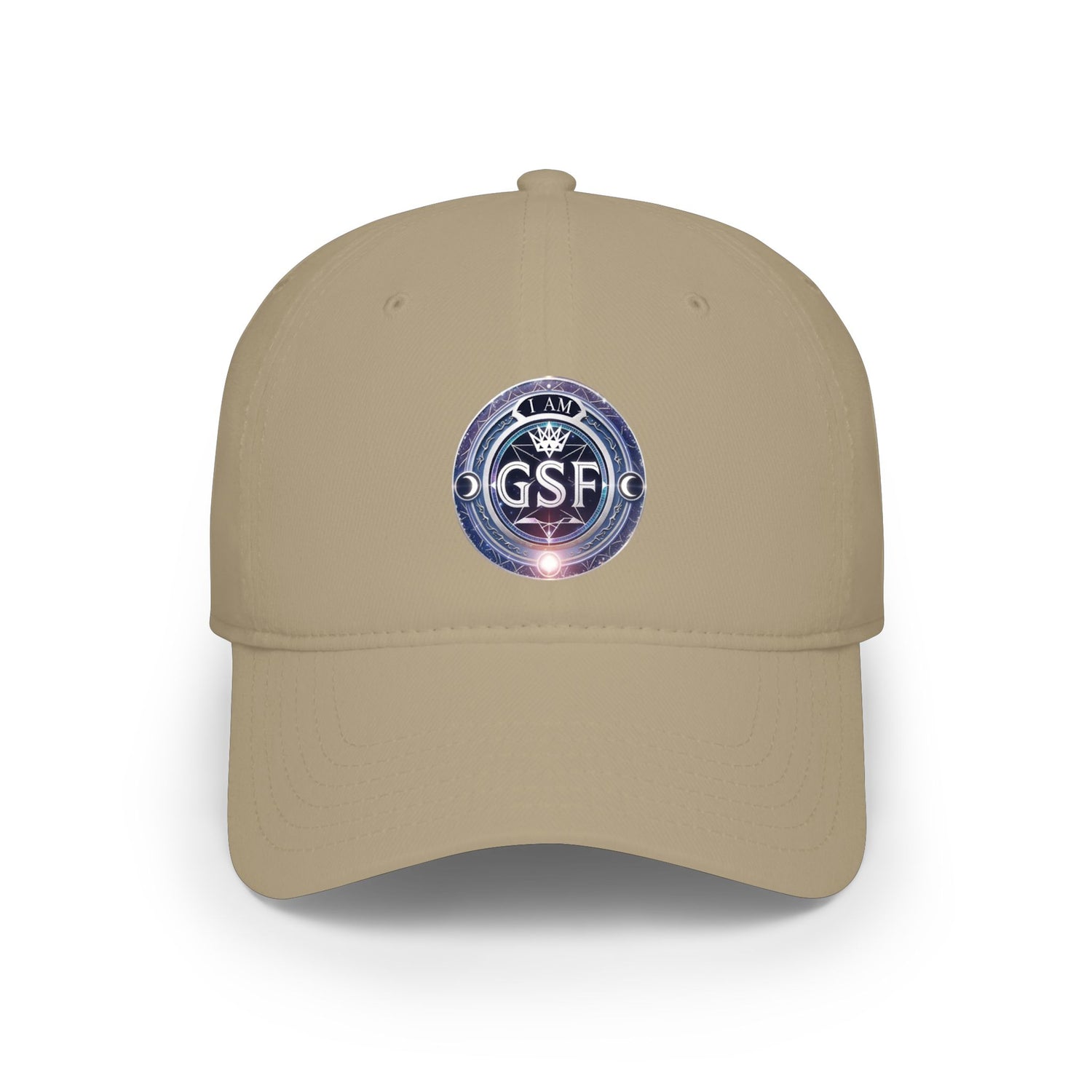 I Am God, Sovereign, Free Emblem - Baseball Cap