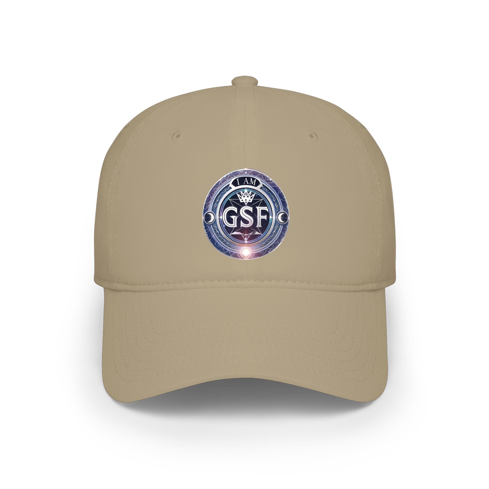 I Am God, Sovereign, Free Emblem - Baseball Cap