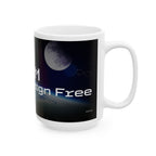 I Am God, Sovereign, Free - Computer Font Ceramic Mug, (11oz, 15oz)
