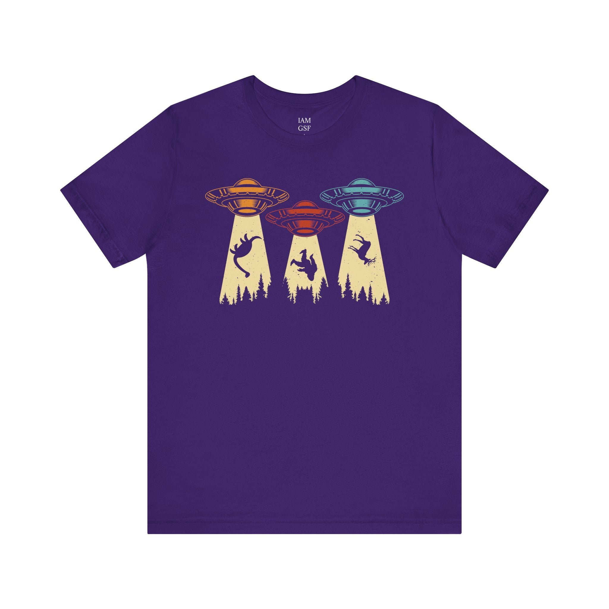 Beam Me Up - UFOs - Multi-Colors Unisex T-Shirt