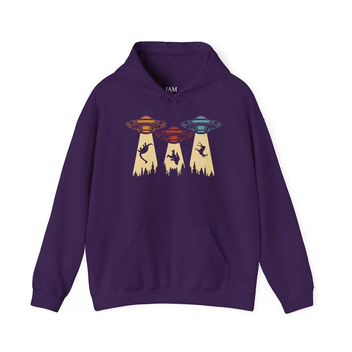 Beam Me Up - UFO's - Multi-Colors Unisex Hoodie