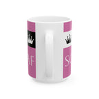 Sovereign AF - Pink Ceramic Mug, (11oz, 15oz)