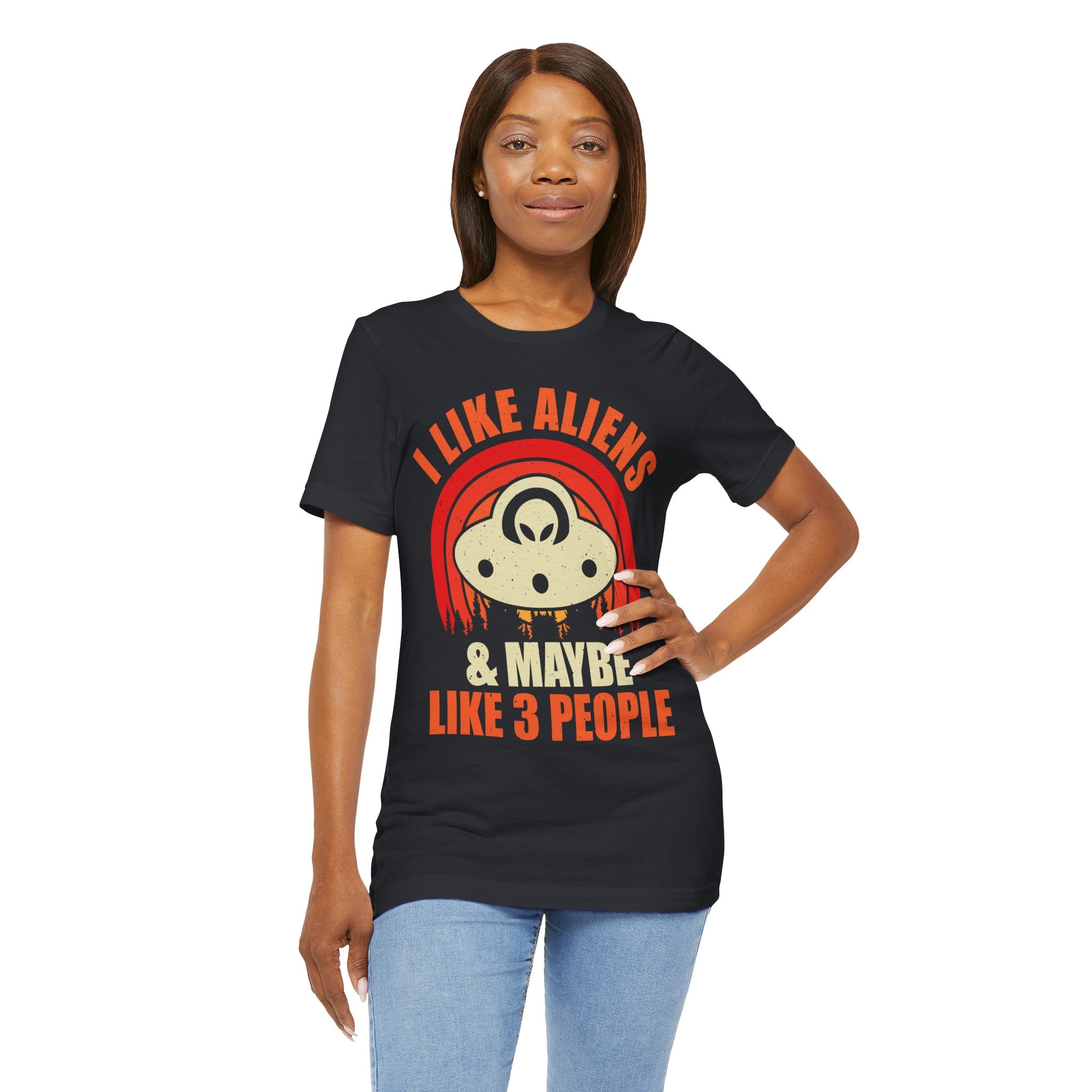 I Prefer Aliens - Multi-Colors Unisex T-Shirt