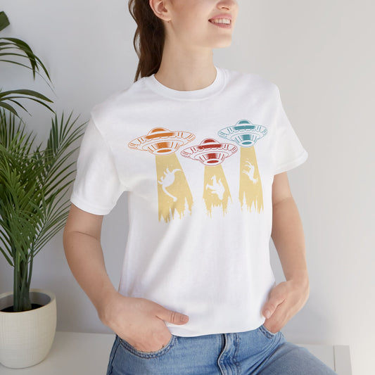 Beam Me Up - UFOs - Multi-Colors Unisex T-Shirt