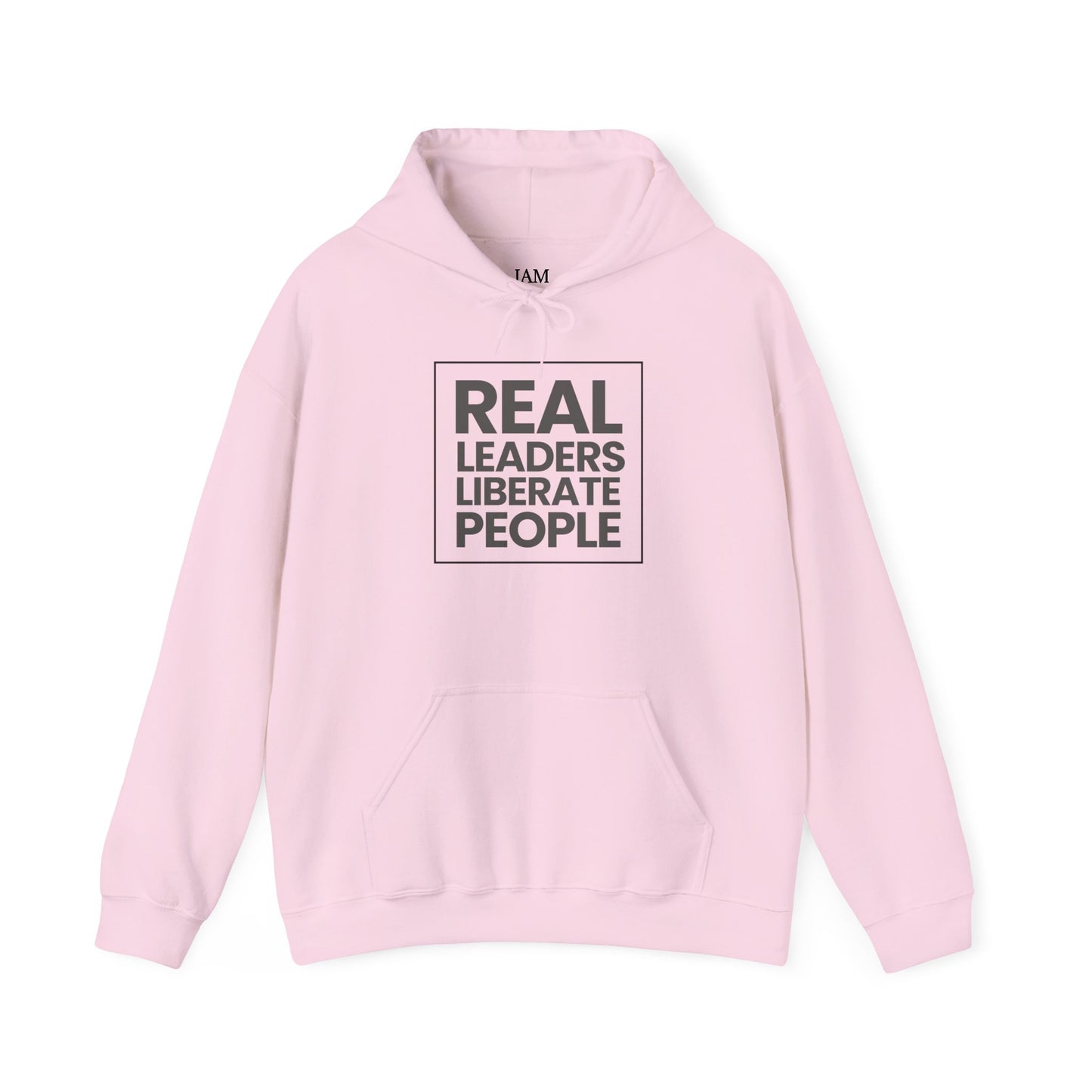 Real Leaders Liberate People - SQUARE - Gildon Unisex Hoodie