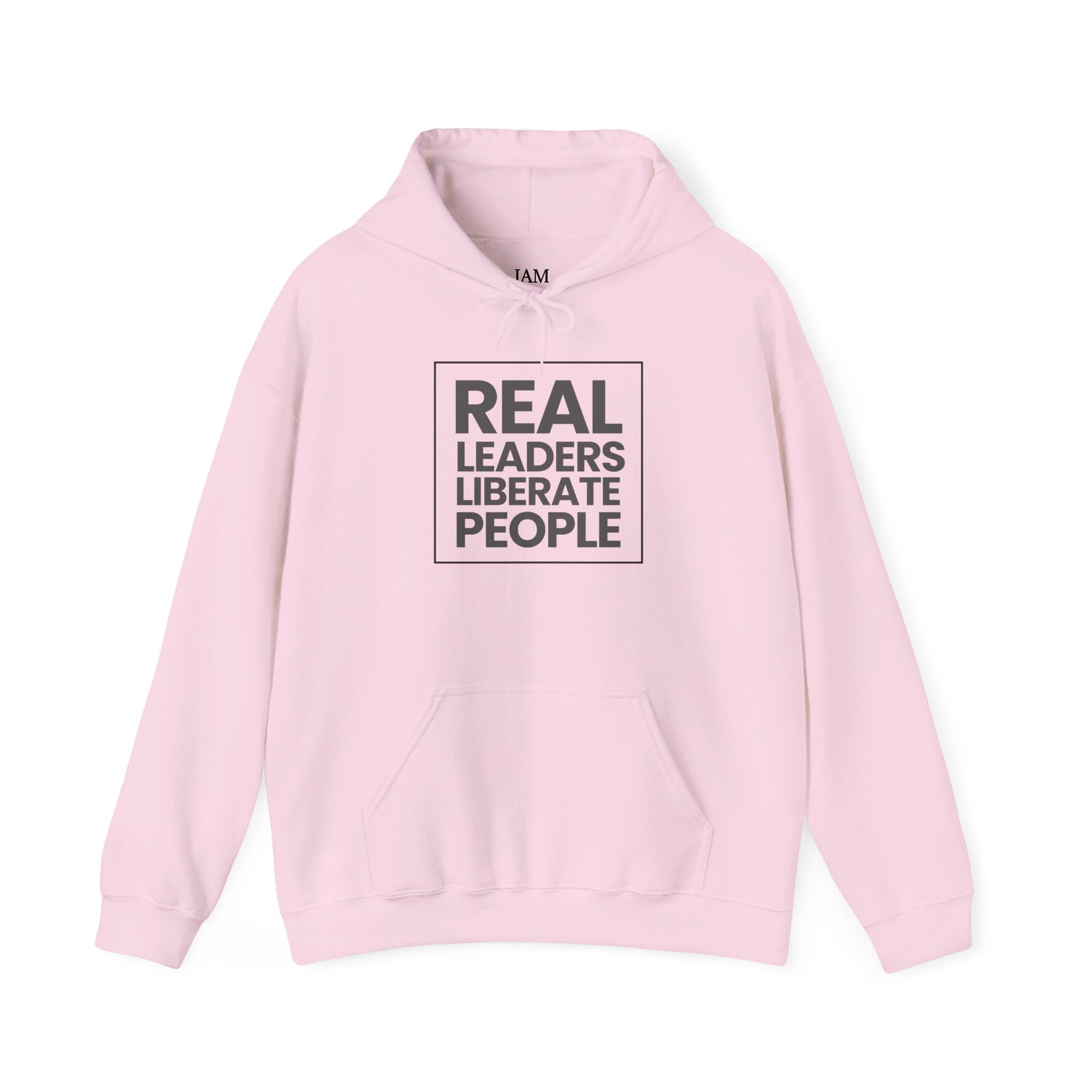 Real Leaders Liberate People - SQUARE - Gildon Unisex Hoodie