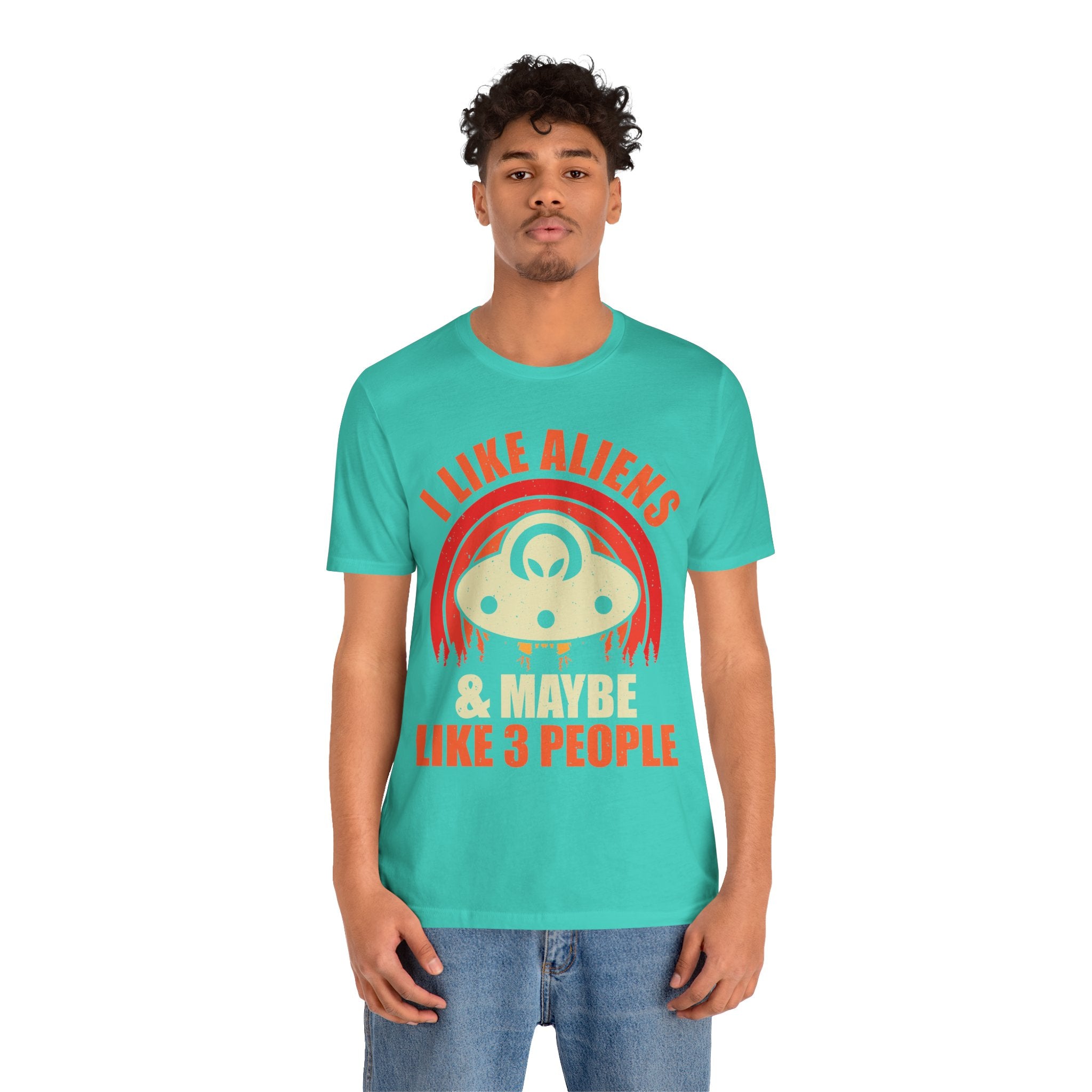 I Prefer Aliens - Multi-Colors Unisex T-Shirt