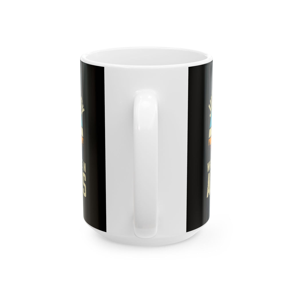 Just a Boy Who Believes in Aliens - Black Ceramic Mug, (11oz, 15oz)