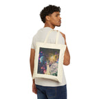 "Not from Here" Psychedelic Rocketship Blasting Off - Galactic Outer Space Tote Bag