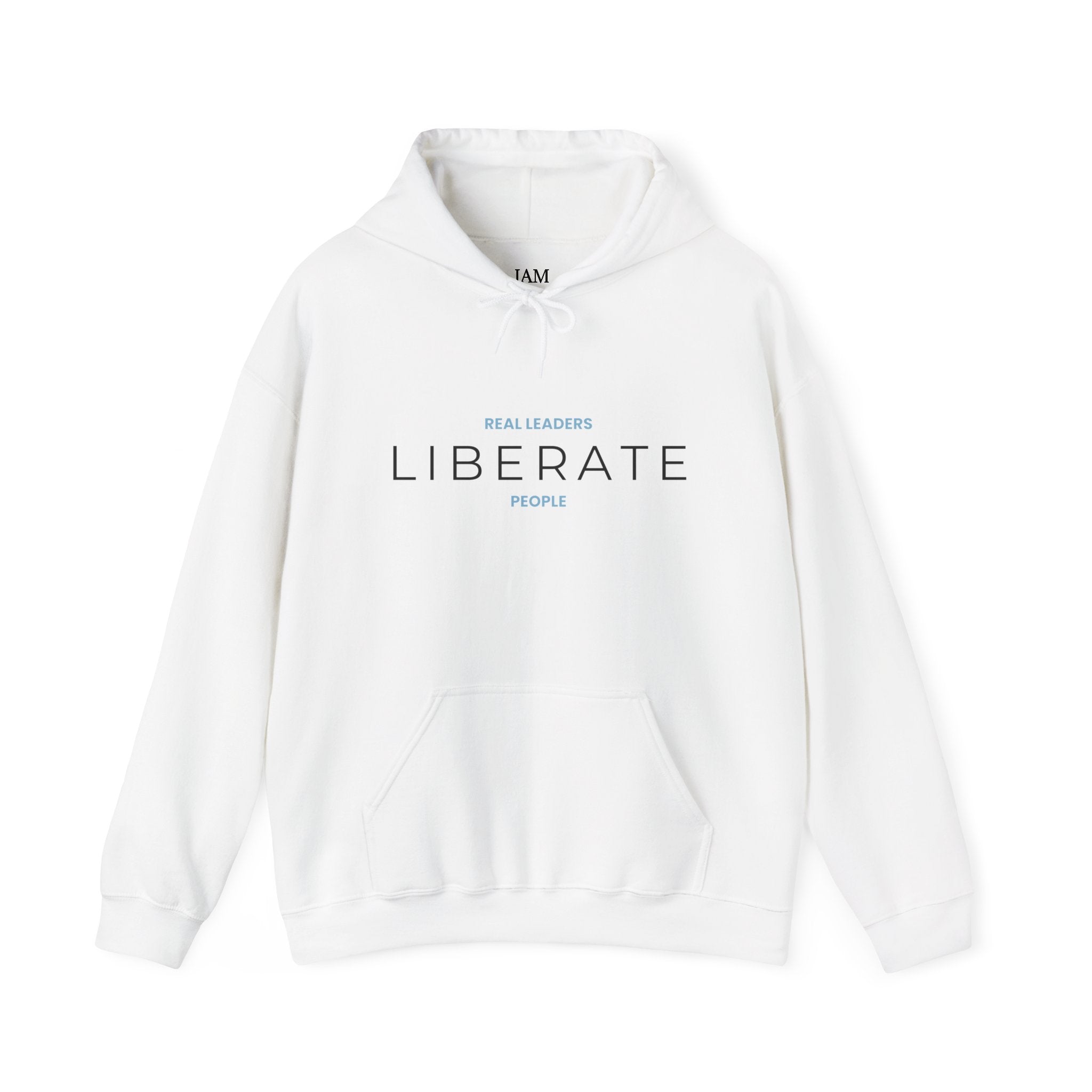 Real Leaders Liberate People - SPACIOUS - Gildon Unisex Hoodie