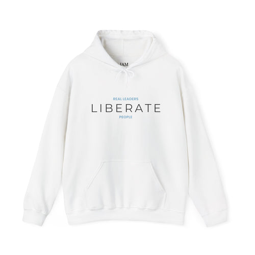 Real Leaders Liberate People - SPACIOUS - Gildon Unisex Hoodie