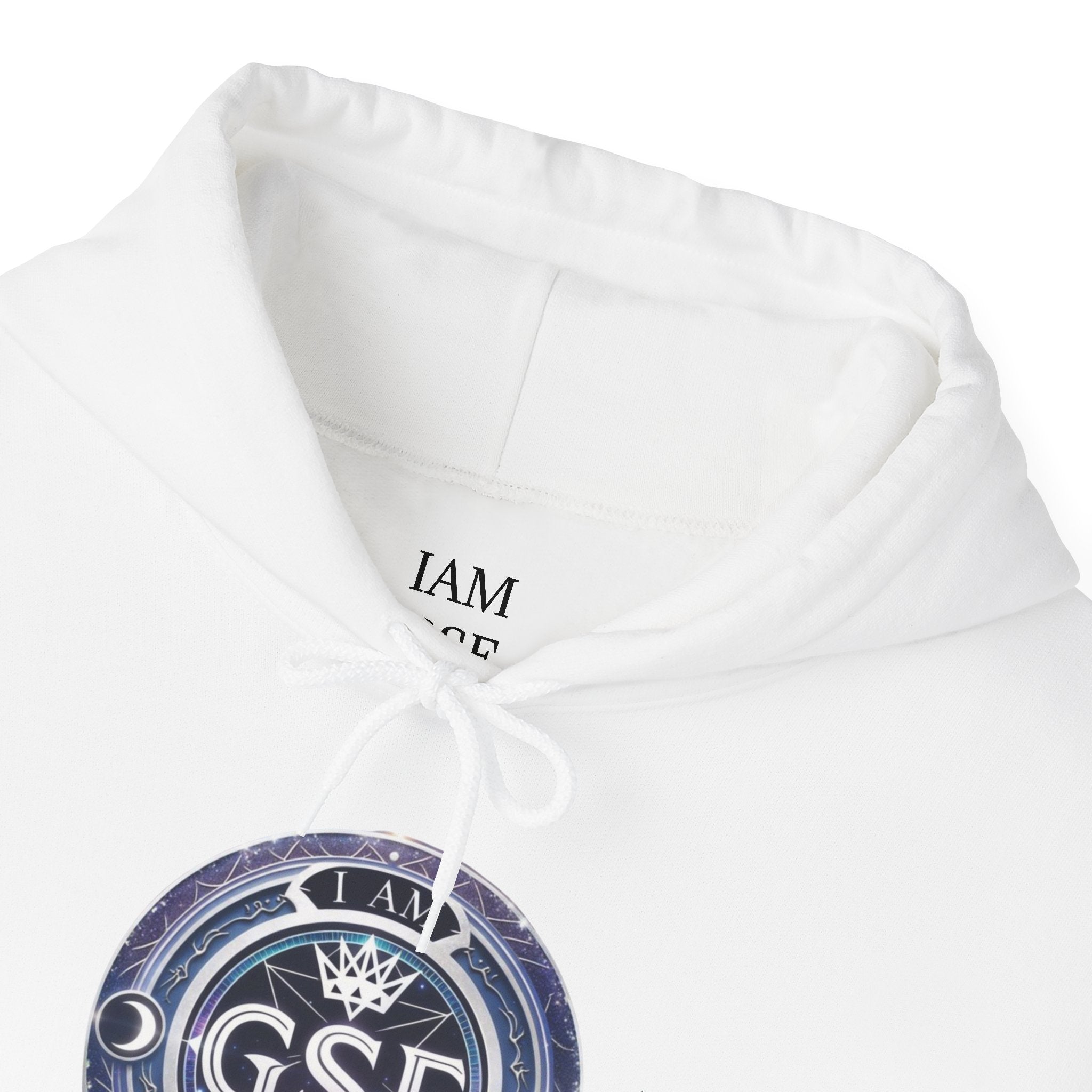 I AM God, Sovereign, Free Emblem - Multi-Colors Unisex Hoodie