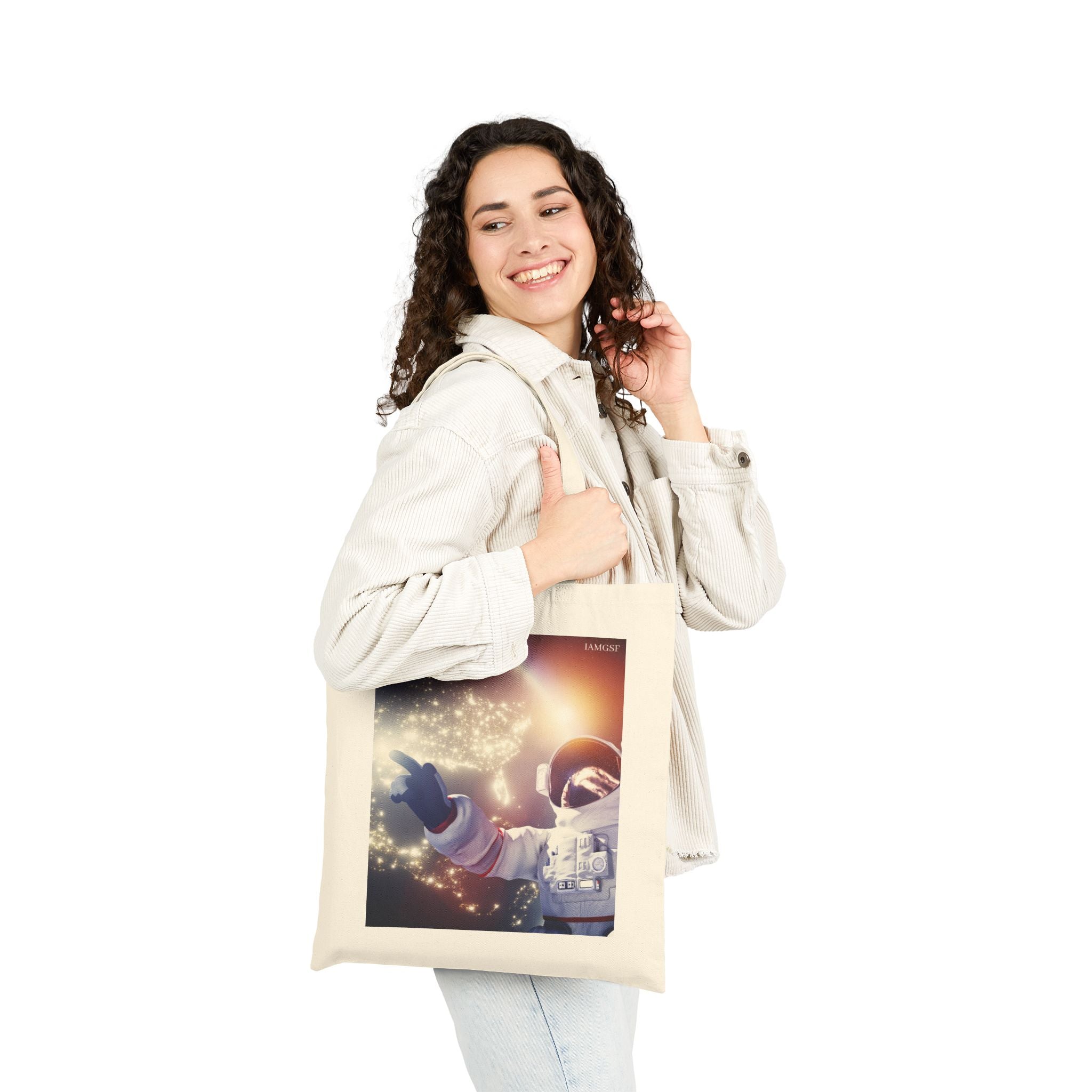 Reaching for the Stars- Galactic Outer Space Tote Bag
