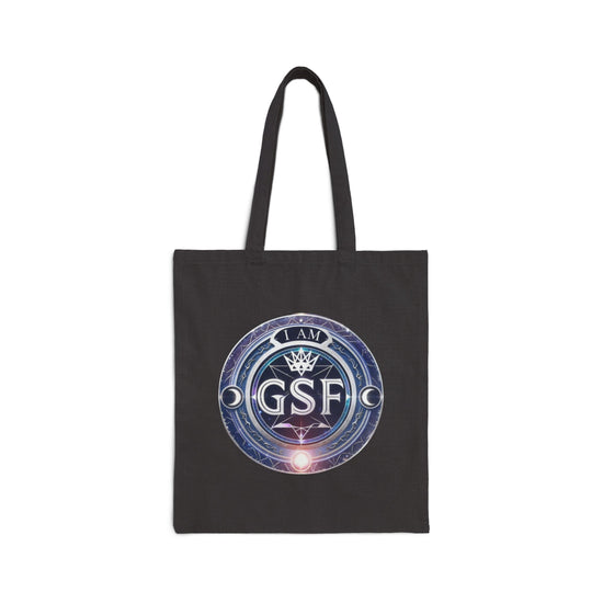 I Am God, Sovereign, Free Emblem - Galactic Tote Bag