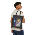 "Not from Here" Psychedelic Rocketship Blasting Off - Galactic Outer Space Tote Bag
