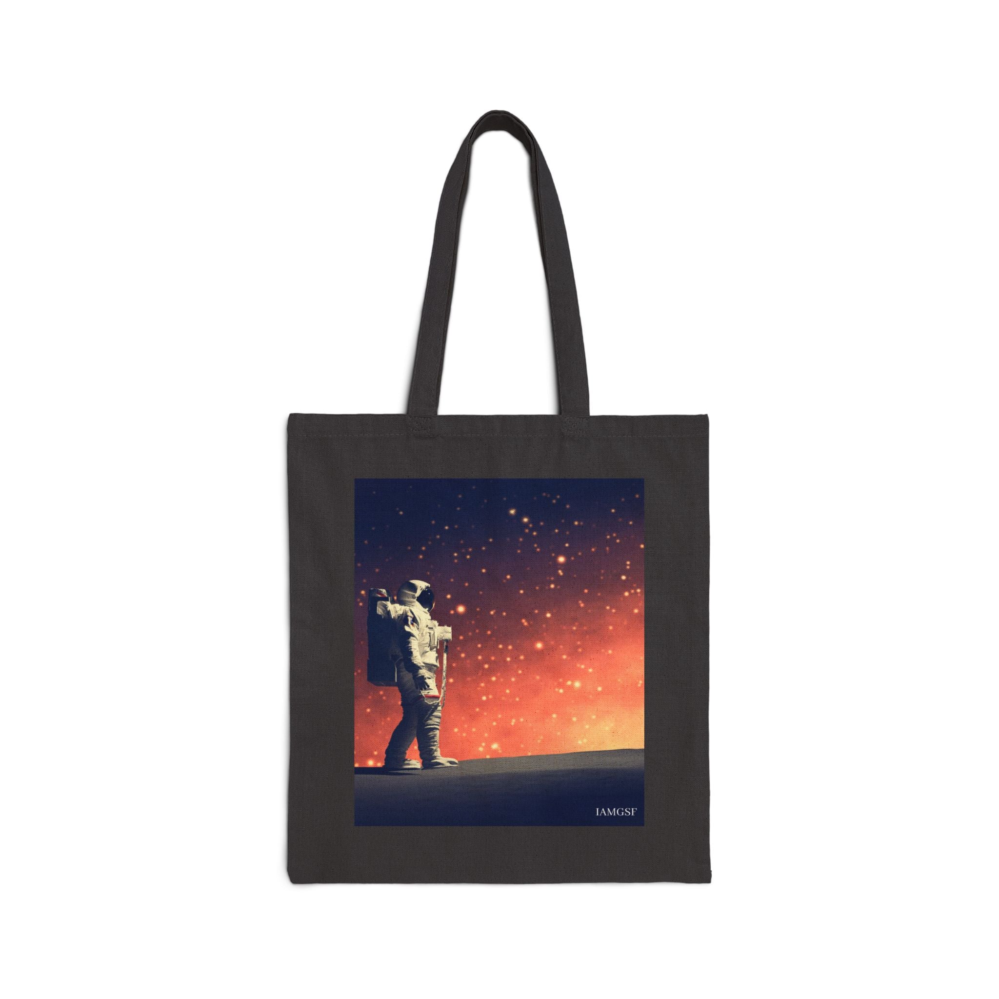 Astronaut Walking on Another Planet - Galactic Outer Space Tote Bag
