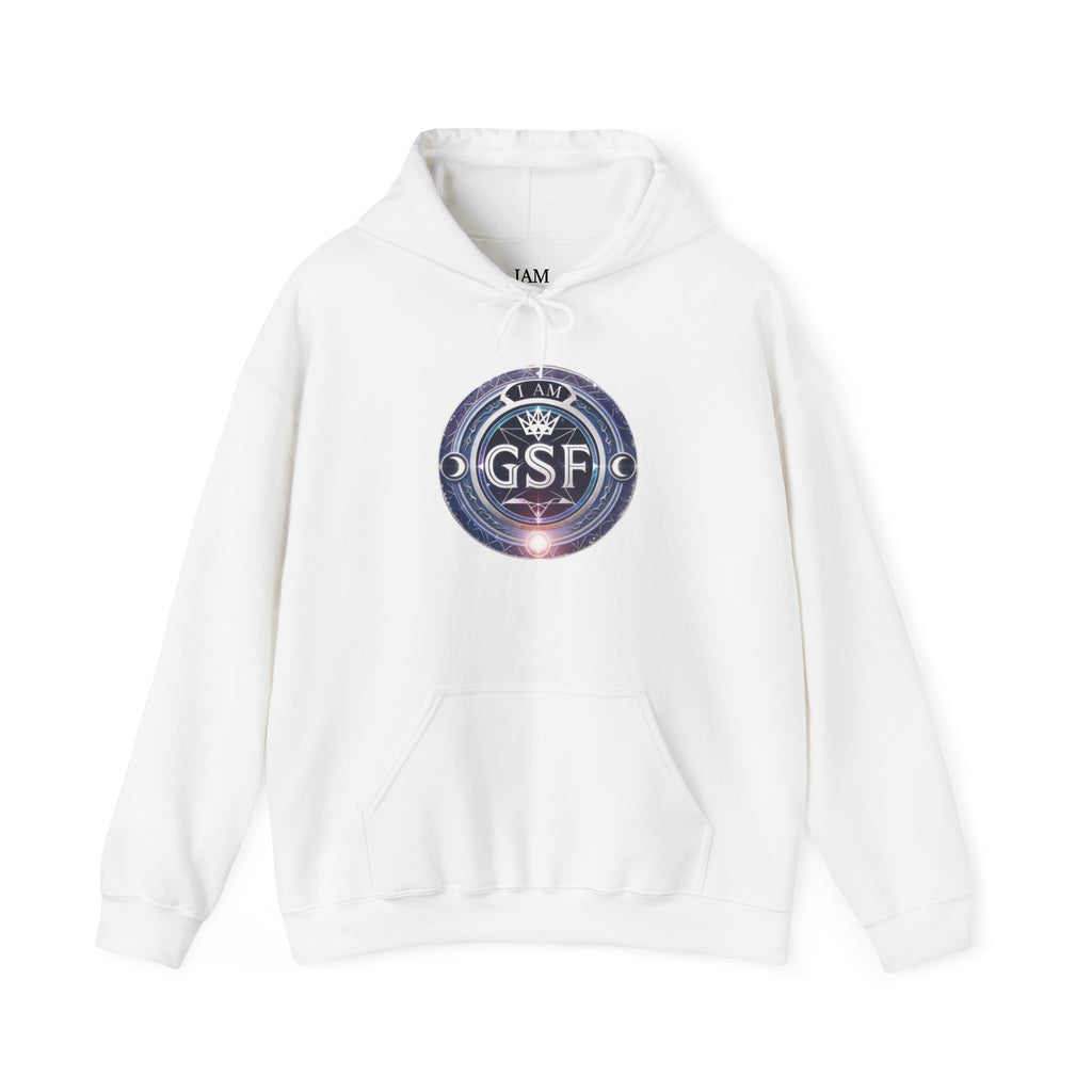 I AM God, Sovereign, Free Emblem - Multi-Colors Unisex Hoodie