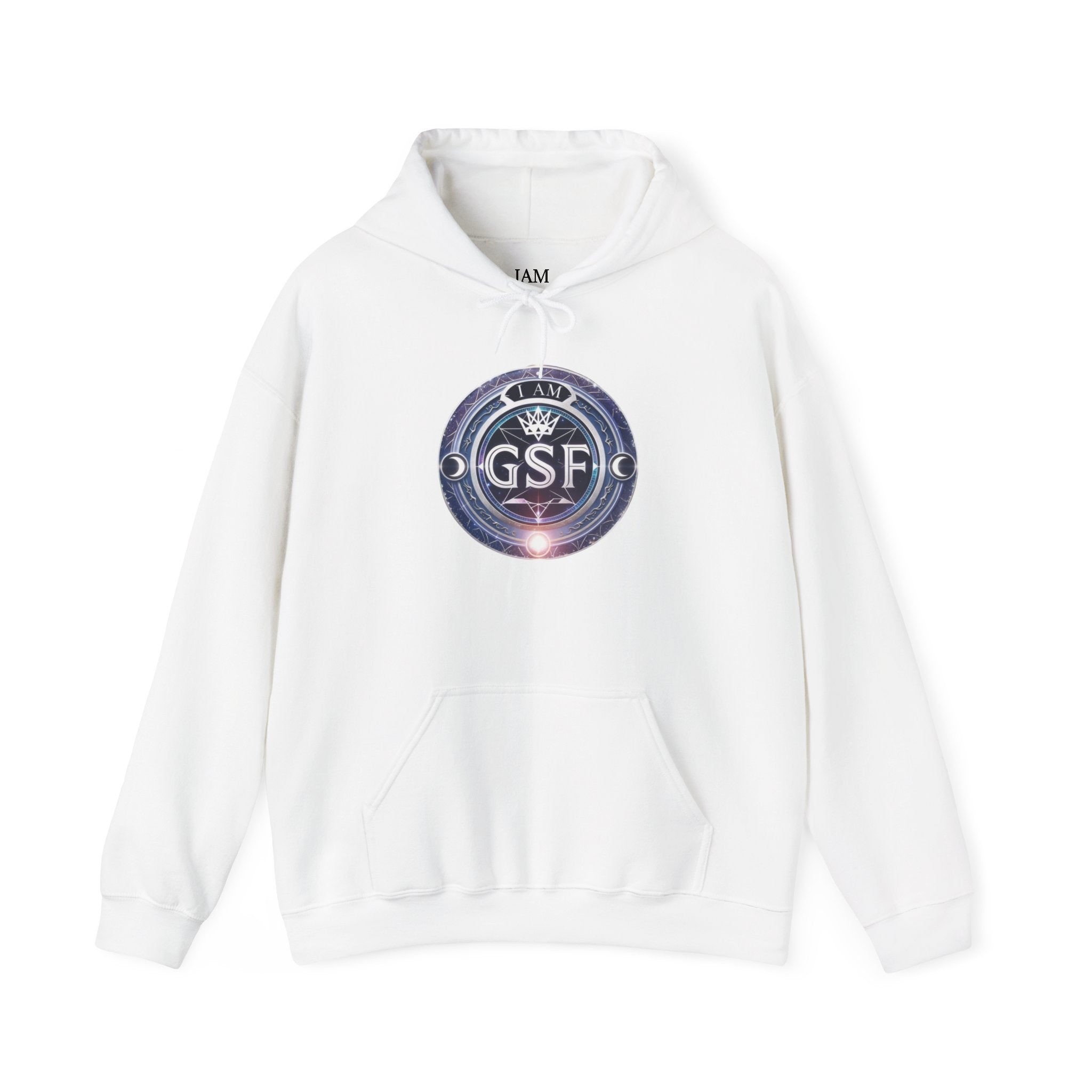 I AM God, Sovereign, Free Emblem - Multi-Colors Unisex Hoodie