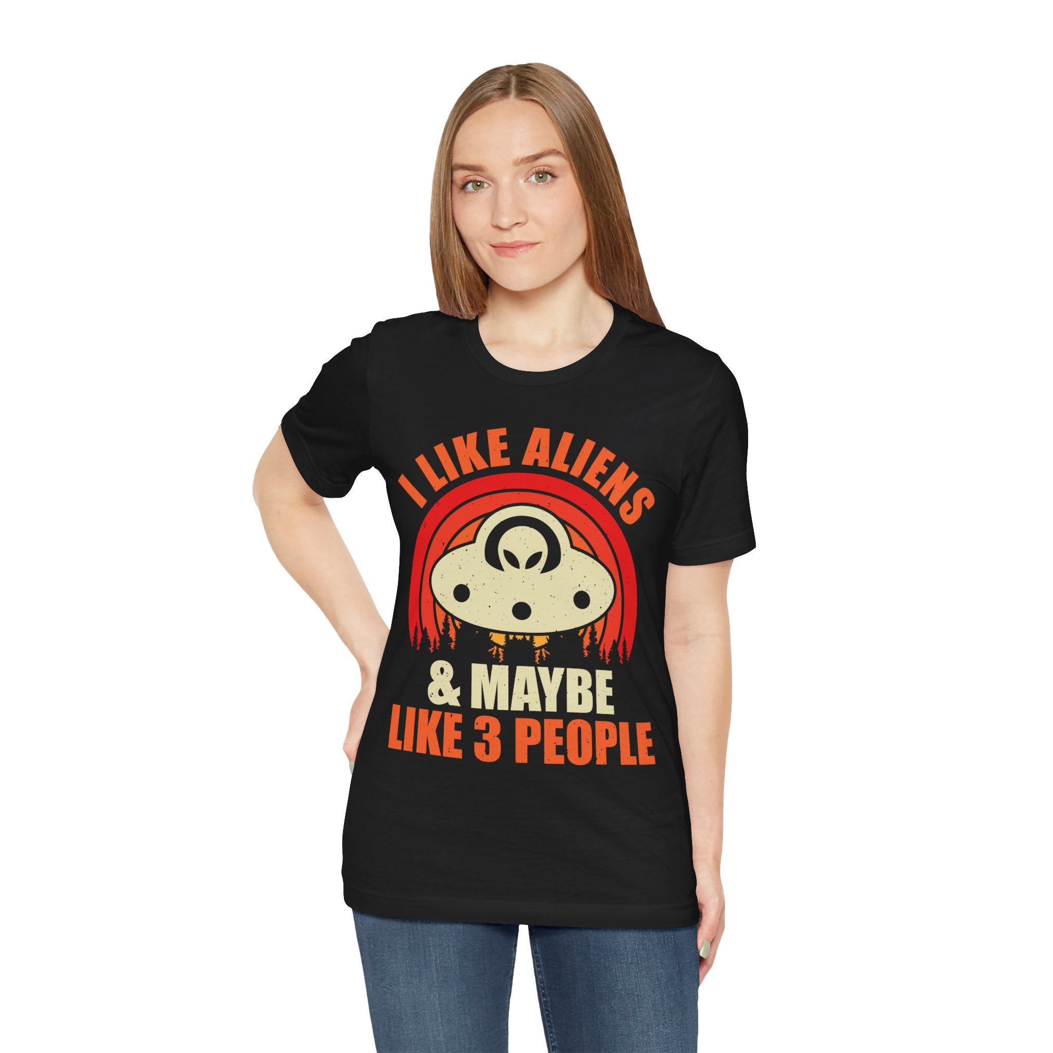 I Prefer Aliens - Multi-Colors Unisex T-Shirt