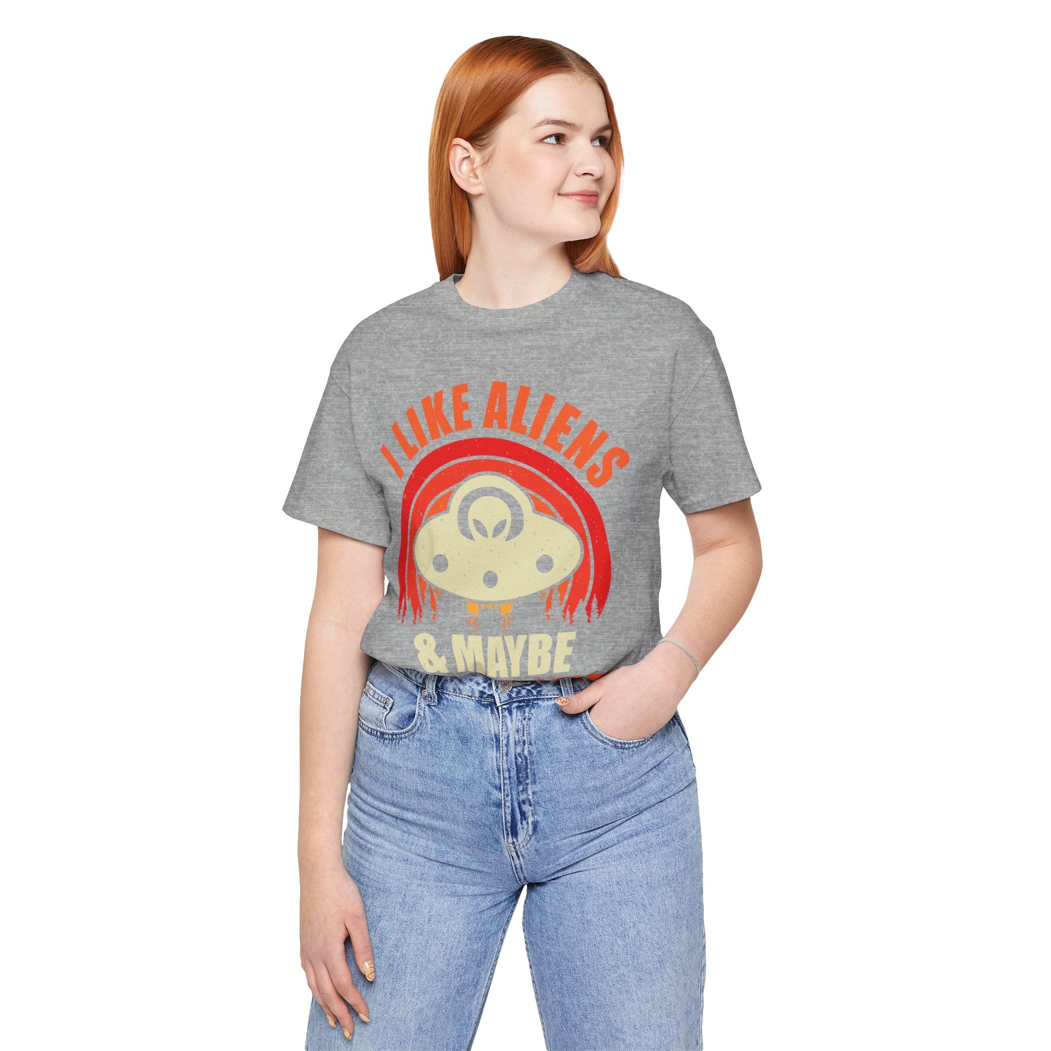 I Prefer Aliens - Multi-Colors Unisex T-Shirt
