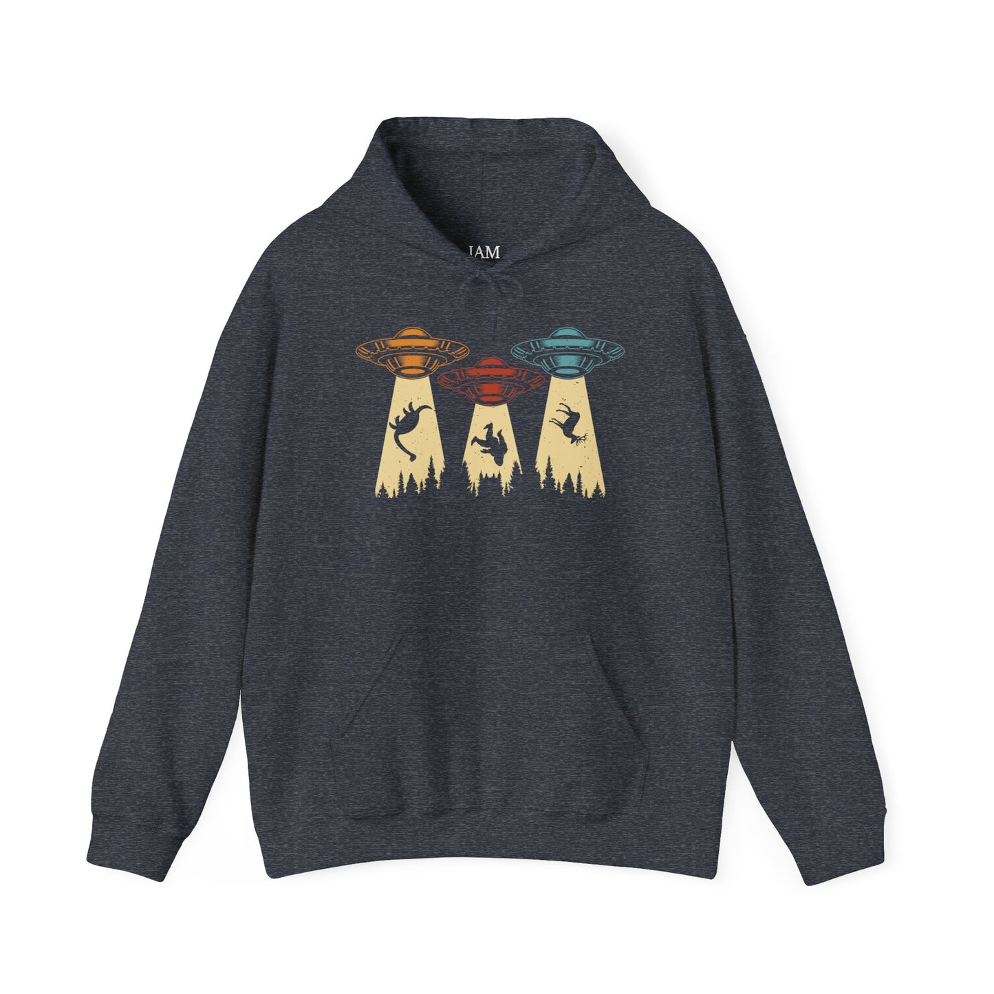 Beam Me Up - UFO's - Multi-Colors Unisex Hoodie