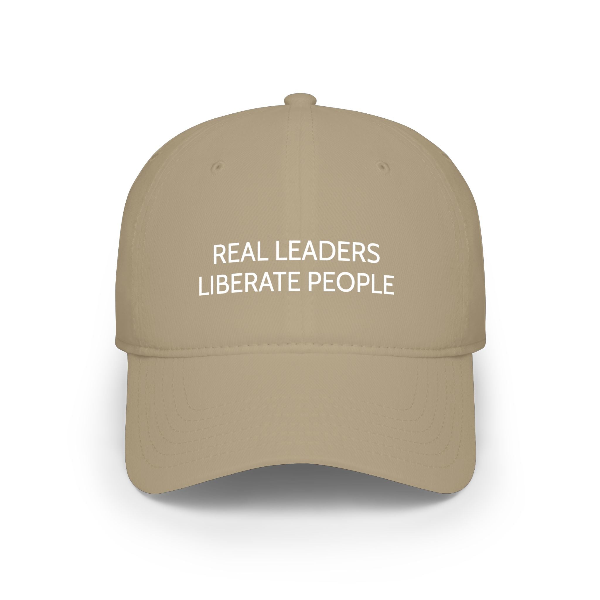 "Real Leaders Liberate People" Baseball Cap