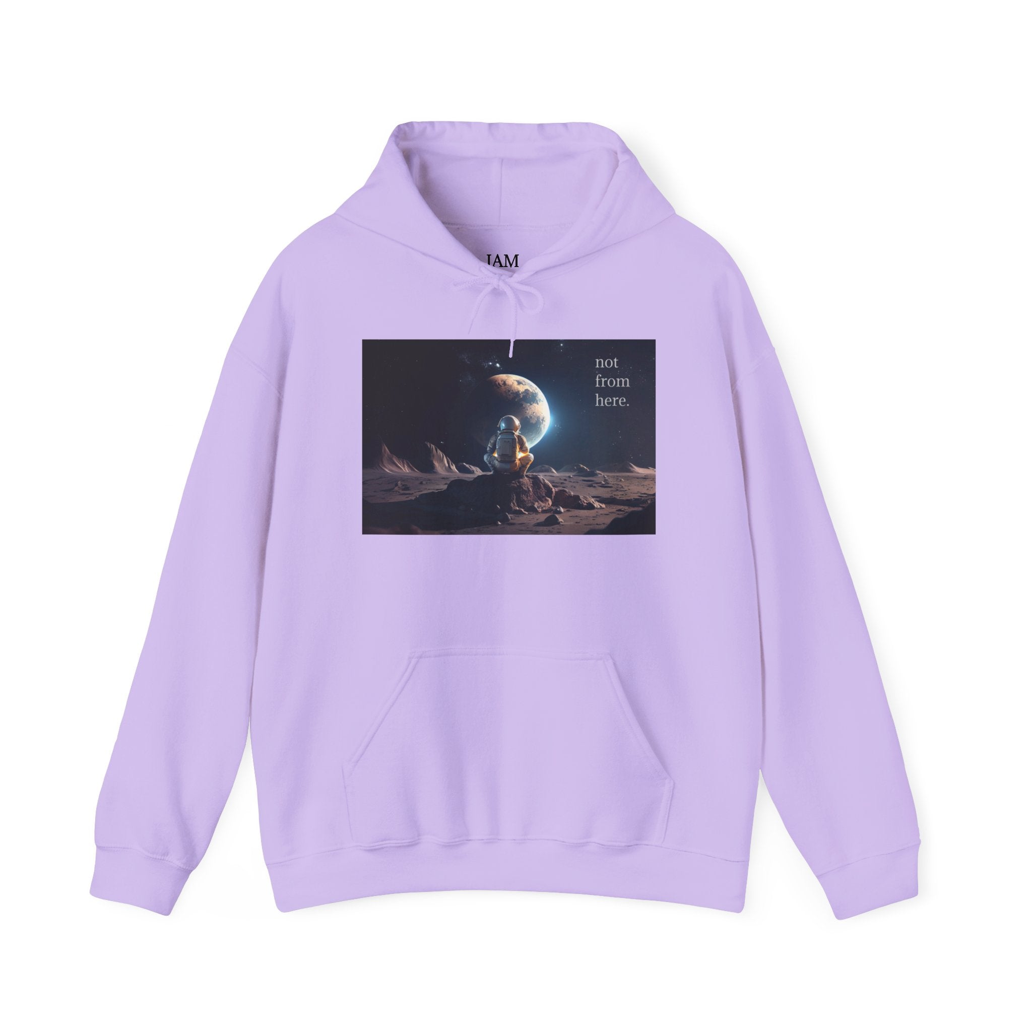 Astronaut Gazing - "Not From Here" - Multi-Colors Unisex Hoodie