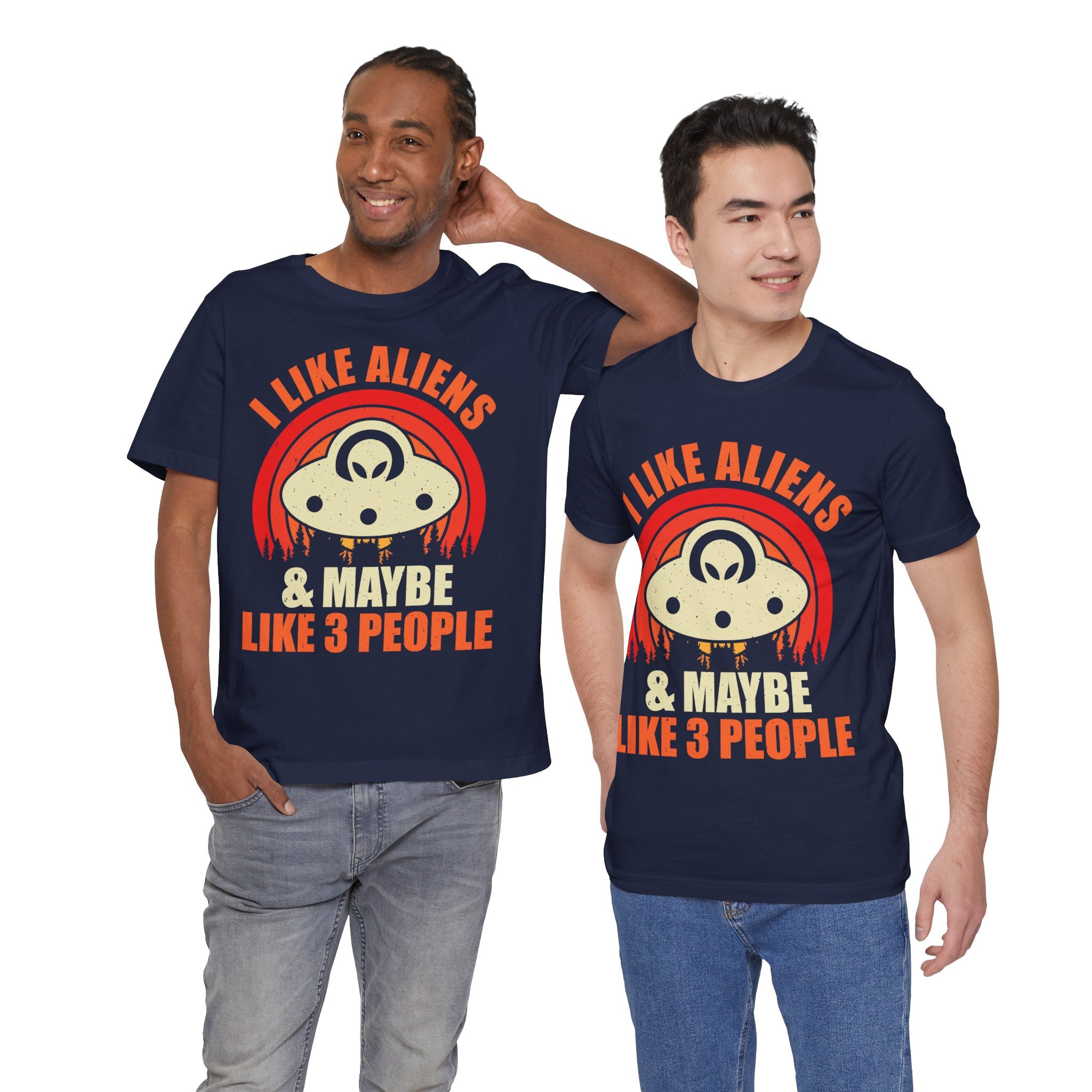 I Prefer Aliens - Multi-Colors Unisex T-Shirt