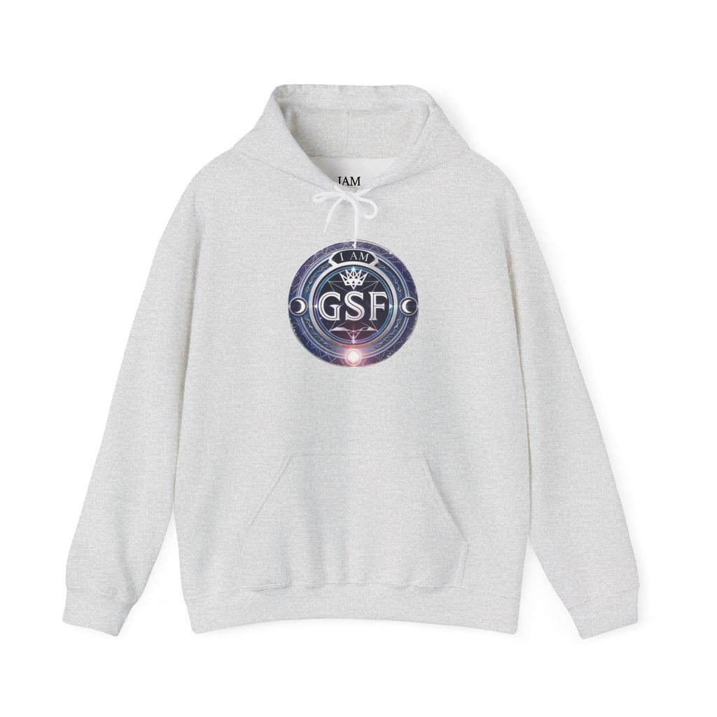 I AM God, Sovereign, Free Emblem - Multi-Colors Unisex Hoodie