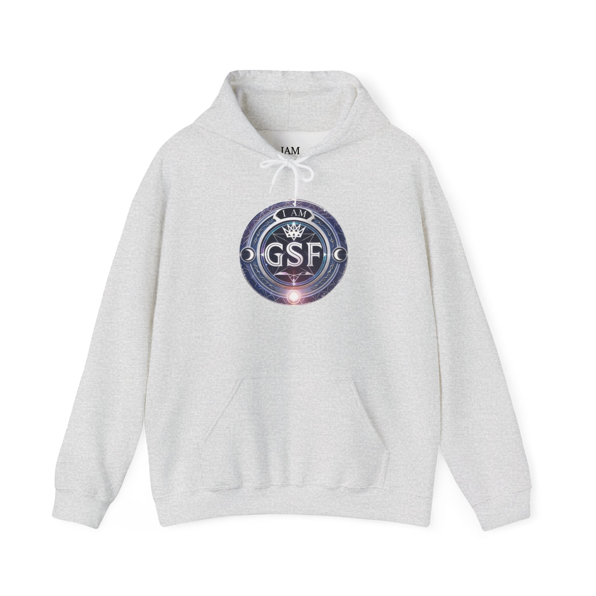 I AM God, Sovereign, Free Emblem - Multi-Colors Unisex Hoodie