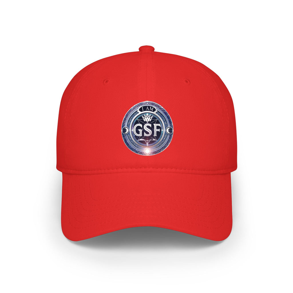 I Am God, Sovereign, Free Emblem - Baseball Cap