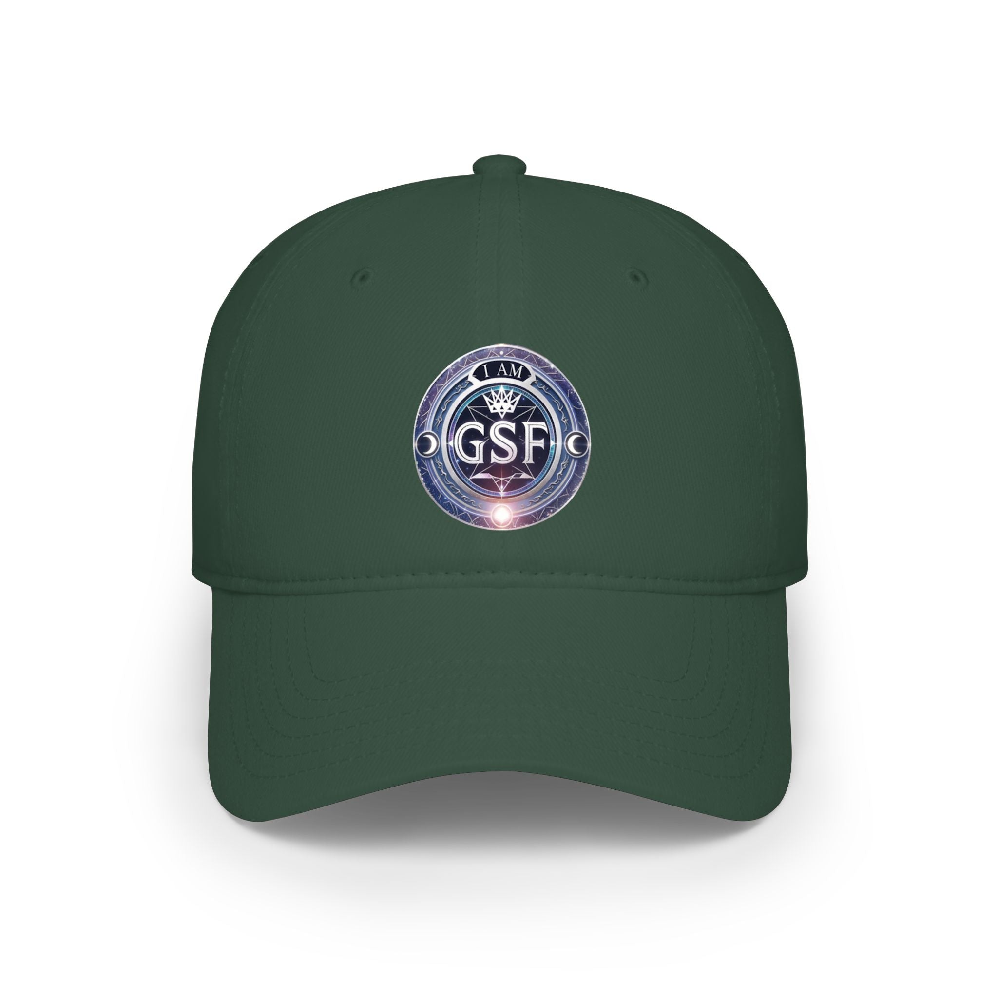 I Am God, Sovereign, Free Emblem - Baseball Cap