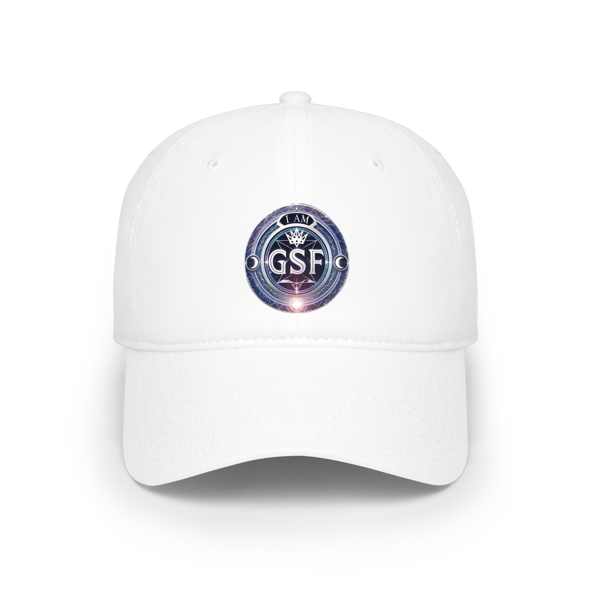 I Am God, Sovereign, Free Emblem - Baseball Cap