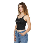 Real Leaders Liberate People - Spaghetti Tank Crop Top
