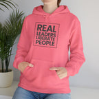 Real Leaders Liberate People - SQUARE - Gildon Unisex Hoodie